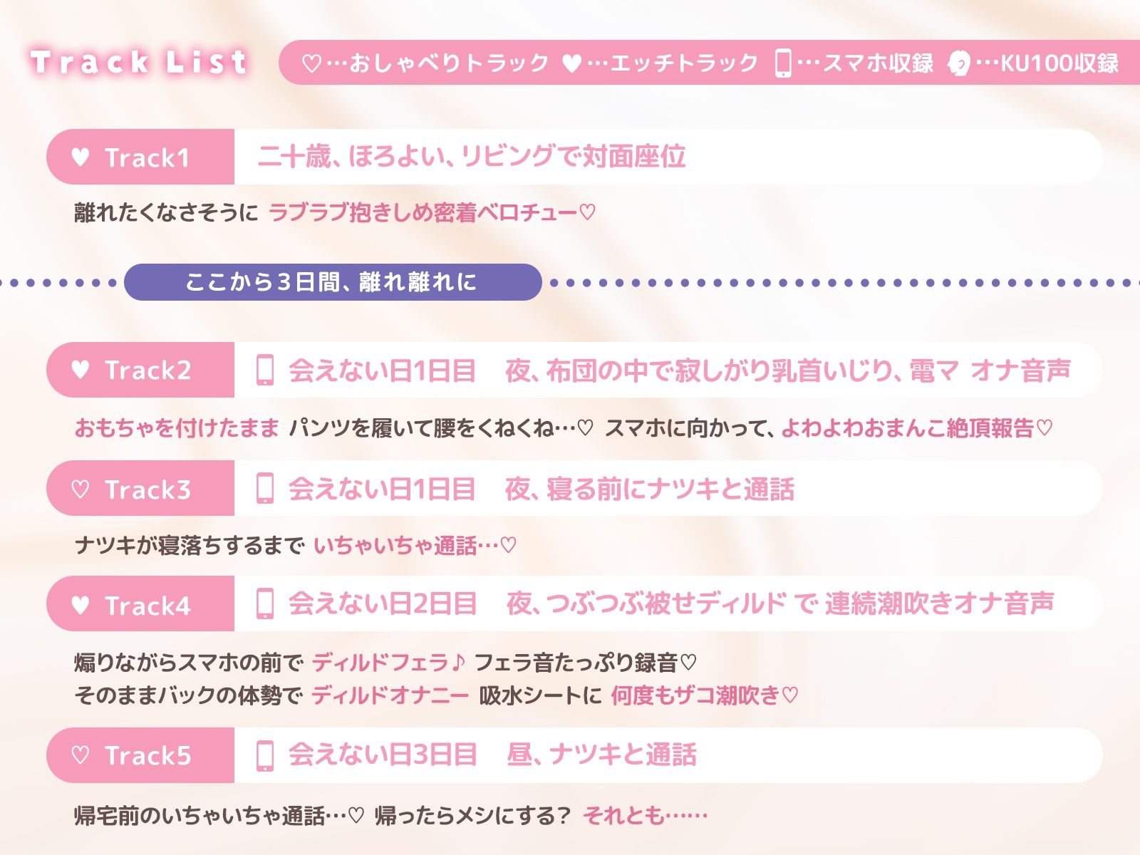 【生スマホ収録】生意気ナツキ（20）性欲増長中♪ 〜出先で届く、ボーイッシュ彼女の生オナ音声♪ 寝バックで仕返し、低イキボイス強●録音♪〜 サンプル5ページ目