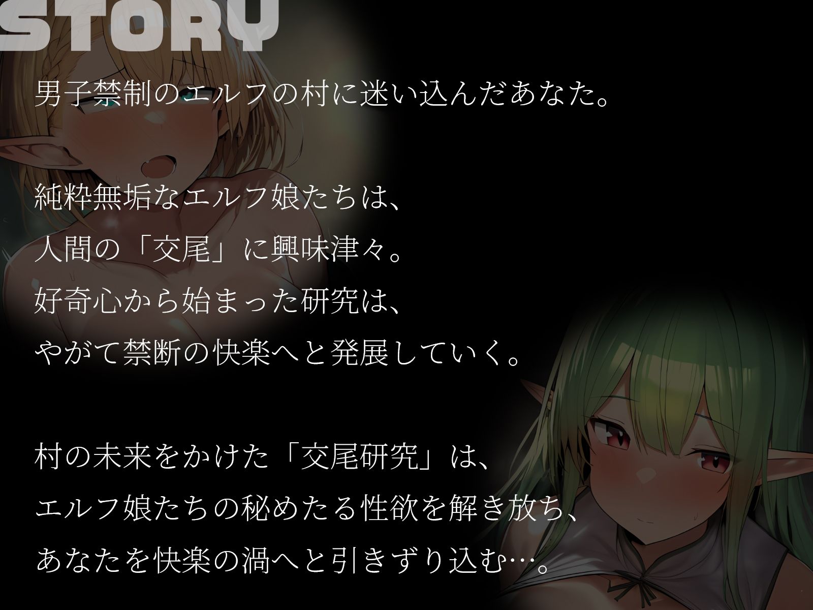 【KU100】命の恩人のエルフはあなたとの交尾に興味津々なようです♪ サンプル2ページ目
