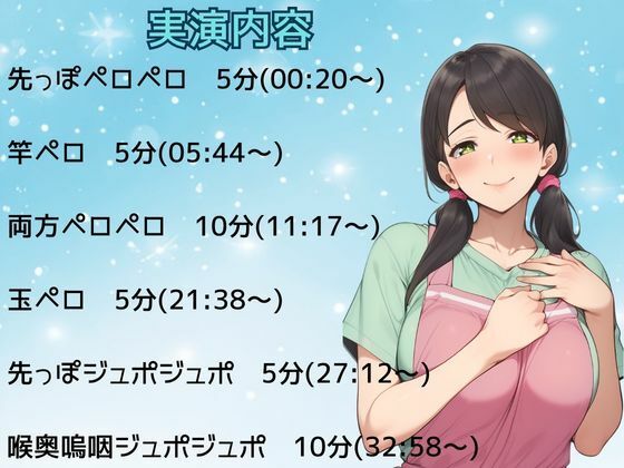 【JK妹×フェラ】40分間ずっと！大好きなお兄ちゃんにご奉仕フェラ★よだれ、嗚咽、酸欠 サンプル1ページ目