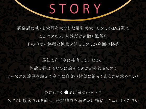ケモノ風俗店へようこそ〜イヌ耳娘は鼻息荒めに下品でビッチに求め狂う〜 サンプル2ページ目