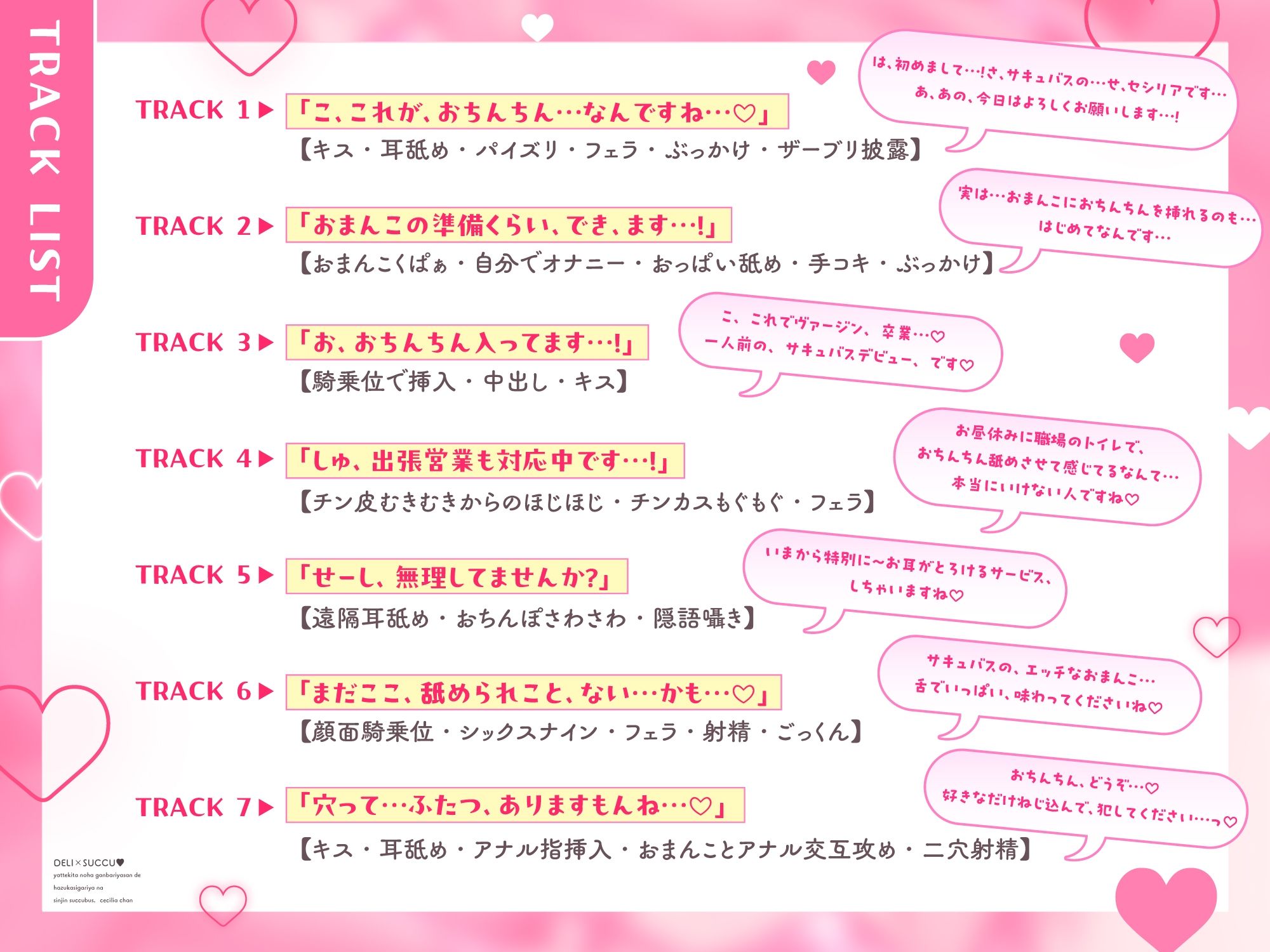 【※本編2時間21分※】デリ×サキュ〜やってきたのは頑張り屋さんで恥ずかしがり屋な新人サキュバス、セシリアちゃん〜密着あまあまたっぷり初めて搾精エッチ サンプル3ページ目