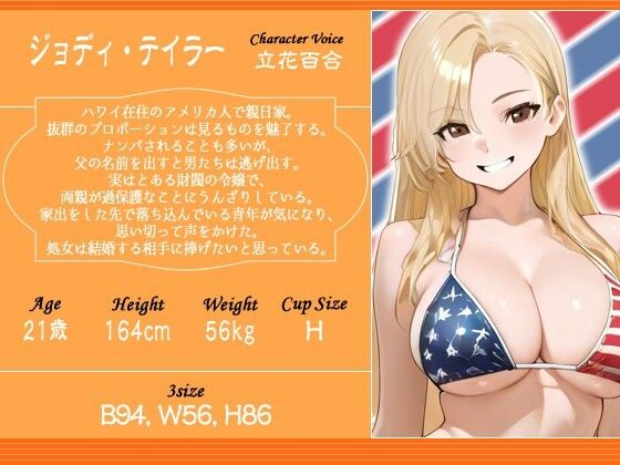 爆乳金髪娘とハワイでラブあまアバンチュール〜傷心旅行中の男と家出娘の燃え上がる恋〜【外国人/パイズリ/処女】 サンプル2ページ目