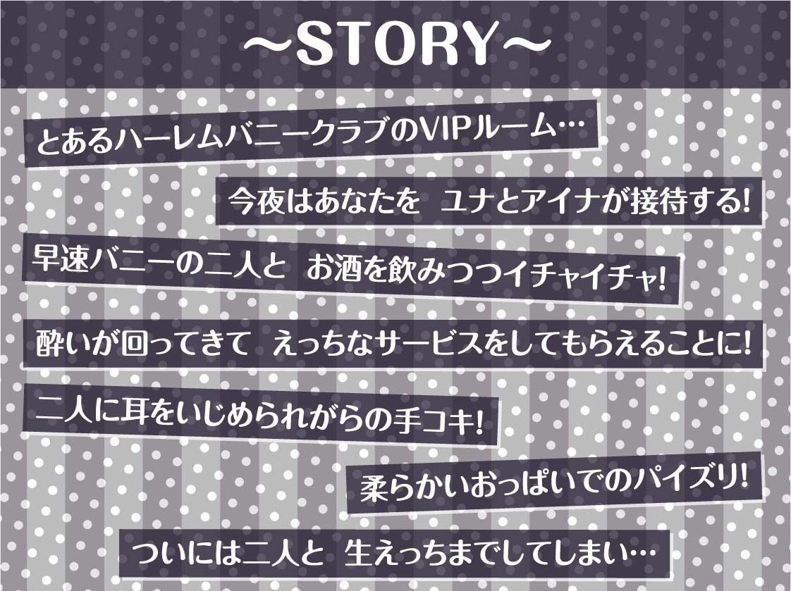 【W密着】ハーレムバニークラブへようこそ！ サンプル3ページ目