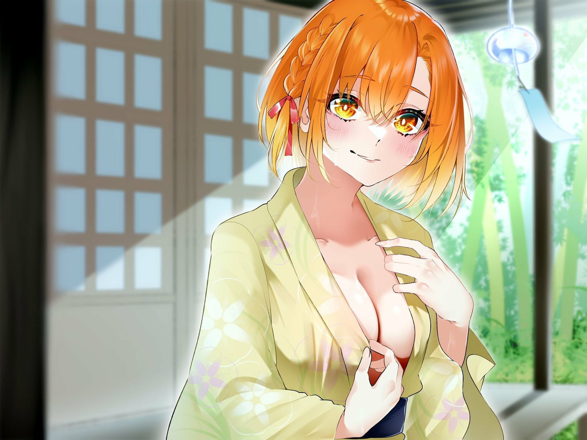 癒し処、夏風亭へようこそ ！涼風に包まれて、おっとりお姉さんとひとやすみ〜 CV:伊ヶ崎綾香 サンプル1ページ目