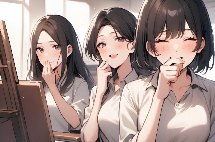 M男向けCFNMボイス  有栖川ありさのCFNM体験談  男性ヌードモデル編  【第3話】  恥ずかしい短小包茎を描かれちゃう童貞君。女子大生のお姉さん達の目の前でチンポが勃起してしまい…！ サンプル4ページ目