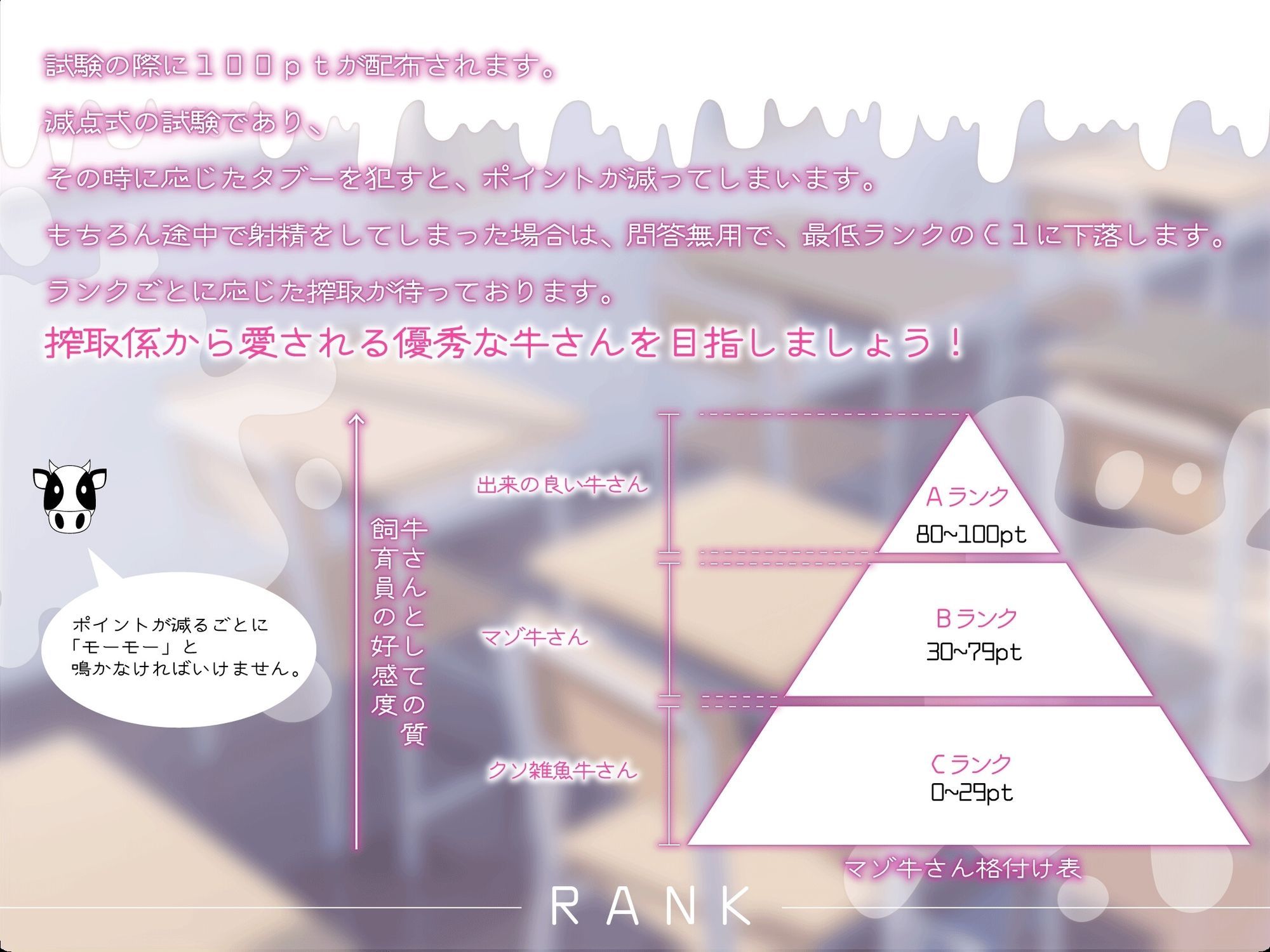［たっぷり長時間×マゾ査定×JKハーレム］ミルクだらだら格付けオナニー 君はどれくらい優秀な牛さんなのかな？ ほら。モ〜〜っと出せ♪ サンプル2ページ目