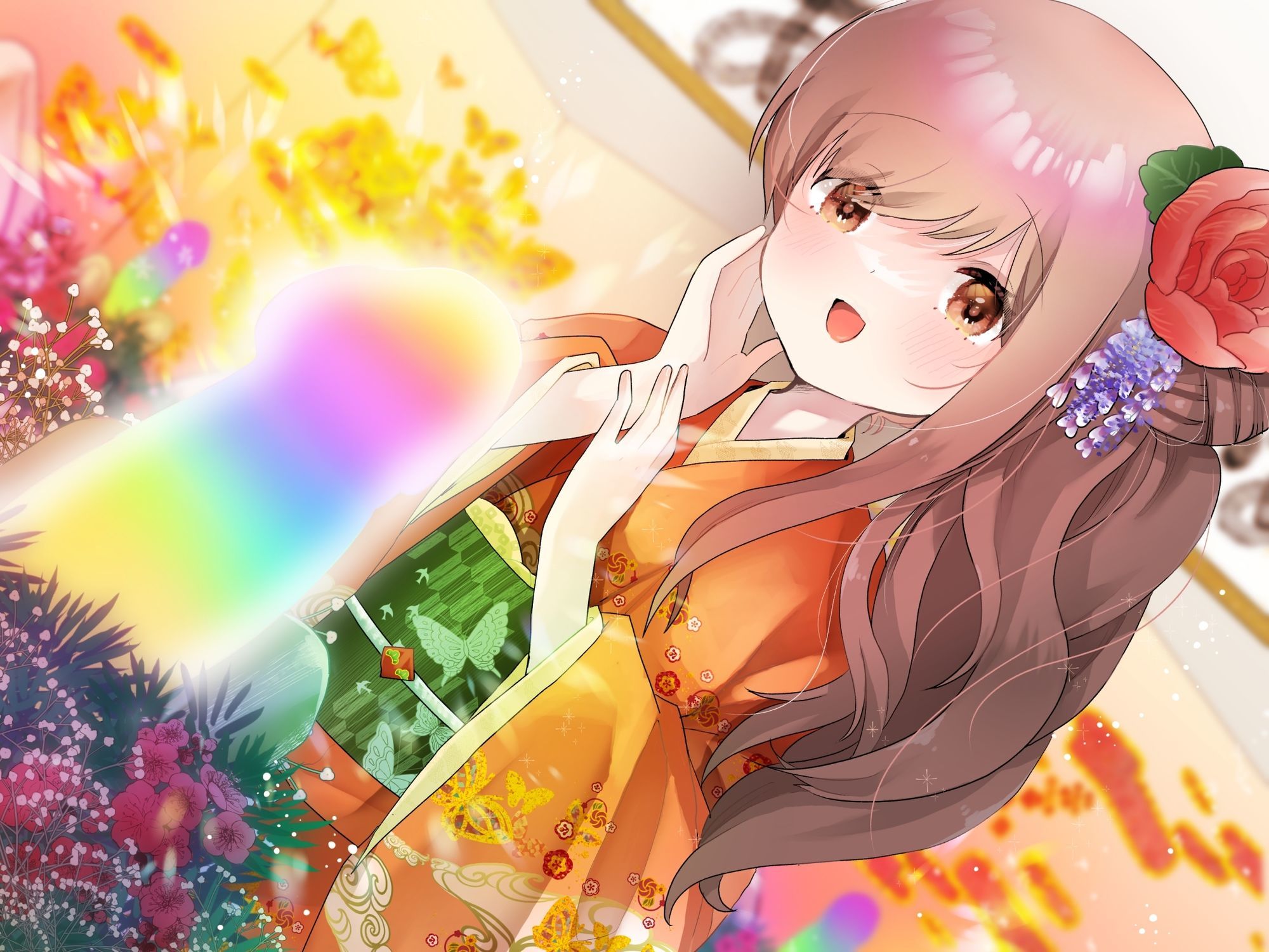 迎春！ちんぽ華道部！ 〜生けてイかせる君と輝き合う性春のお話〜【ハメましておめでとうございます〜！】 サンプル3ページ目