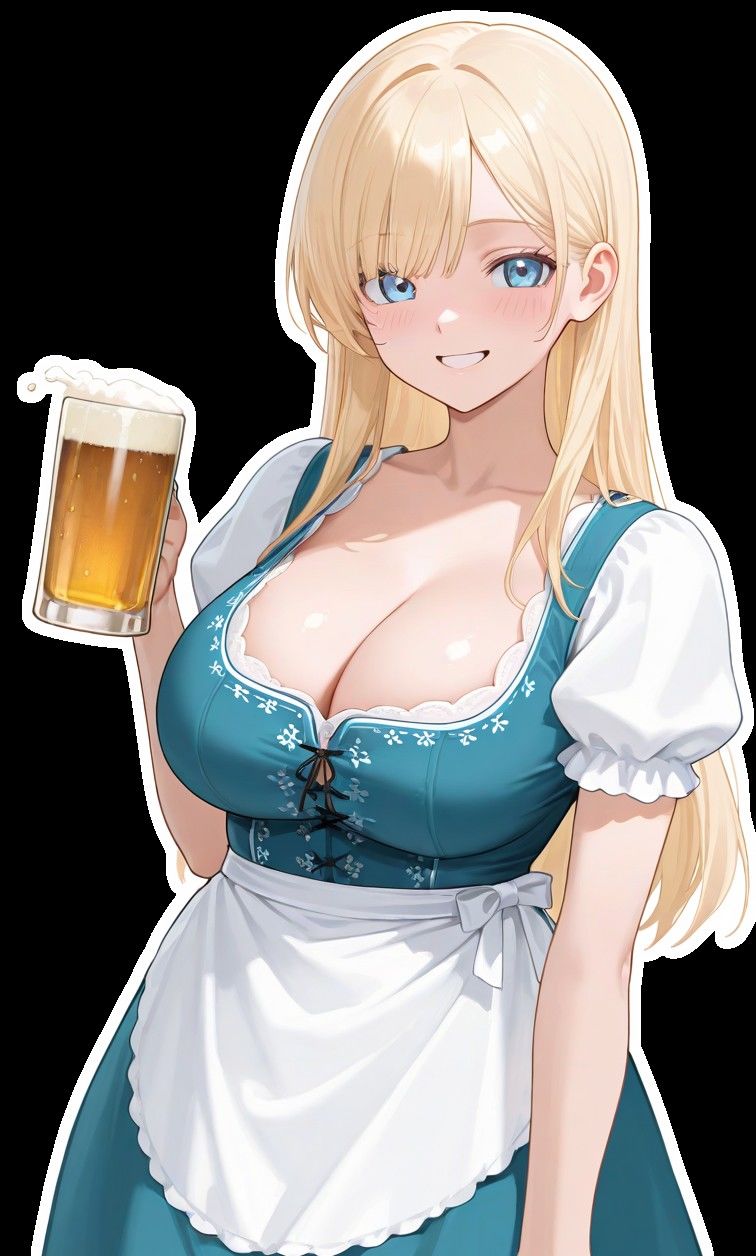 【1時間20分】高身長爆乳ドイツ娘と乳だしディアンドルで搾乳オクトーバーフェストを開催した話【おっぱい/外国人】 サンプル6ページ目
