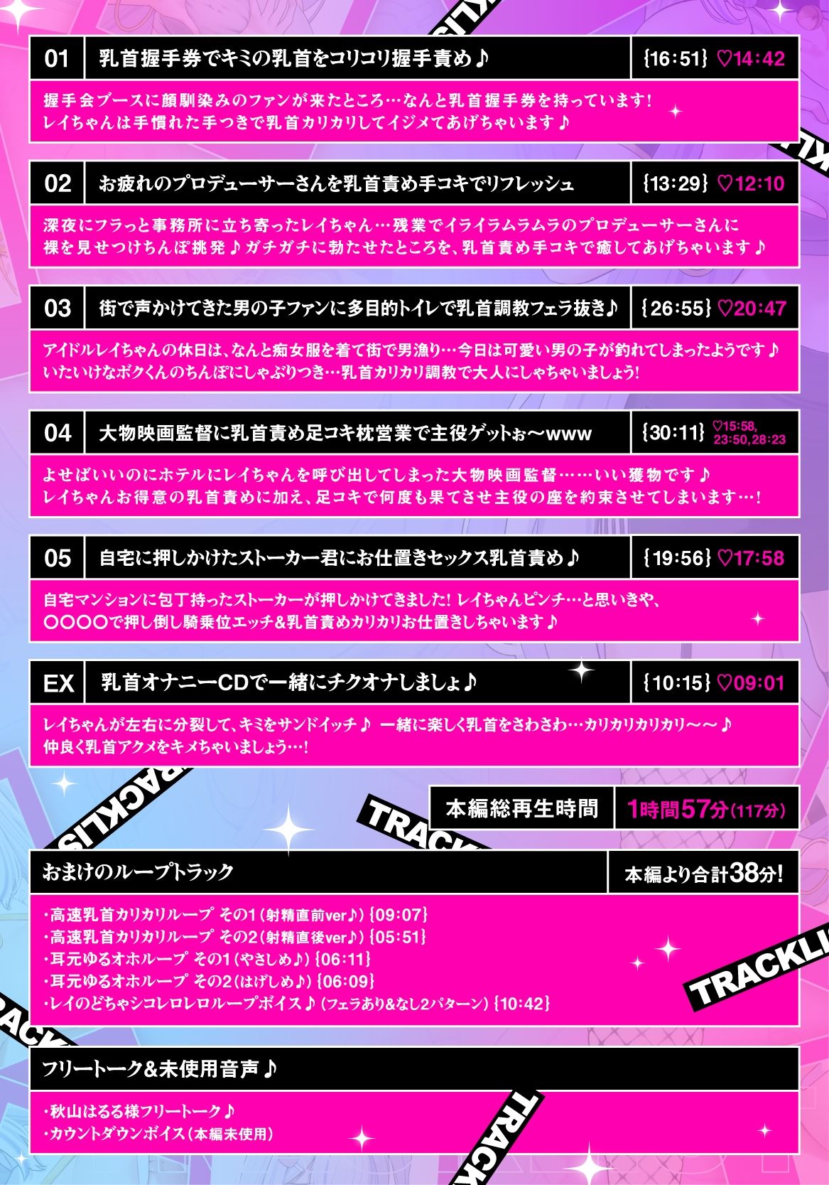 【低音×高速無声×カリカリ】乳首推しアイドルのねちっこエグぅ〜いマゾ乳首責め♪【立ち絵3種】 サンプル5ページ目