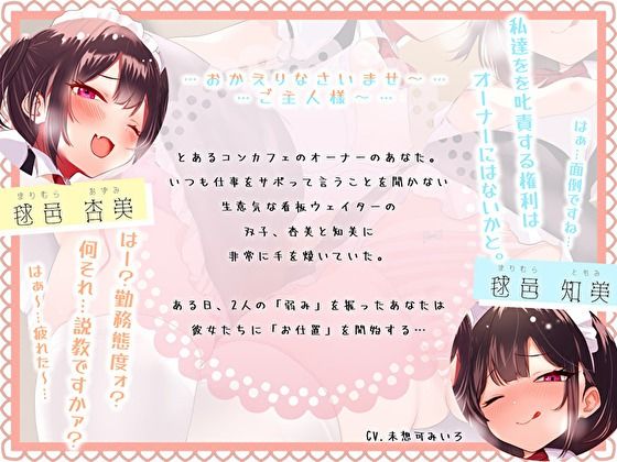 双子のメス〇キウェイターとおま〇こサンドイッチ。オーナーのあなたに逆らえないお仕事 サンプル3ページ目