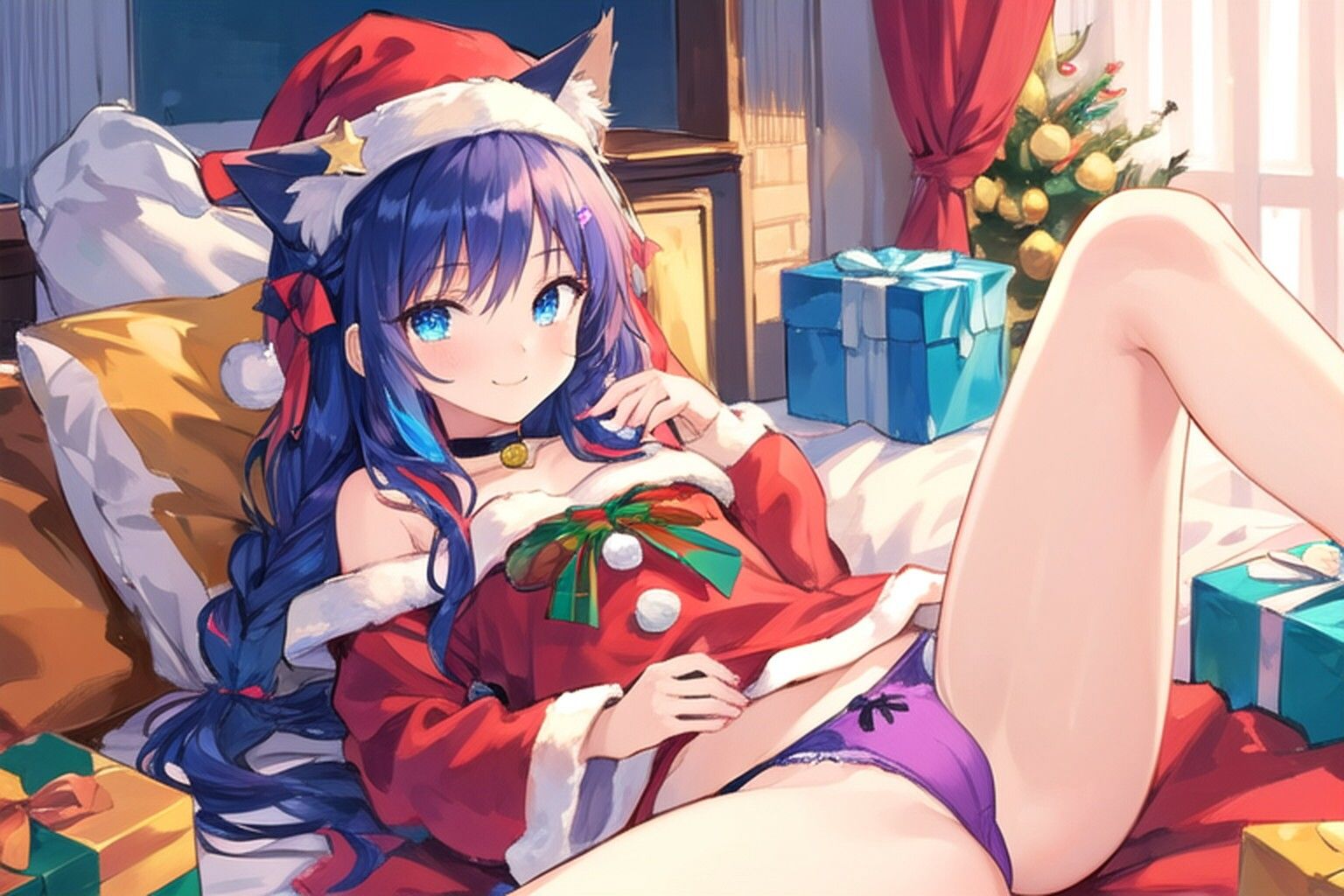 猫さんがいるクリスマス〜 サンプル1ページ目