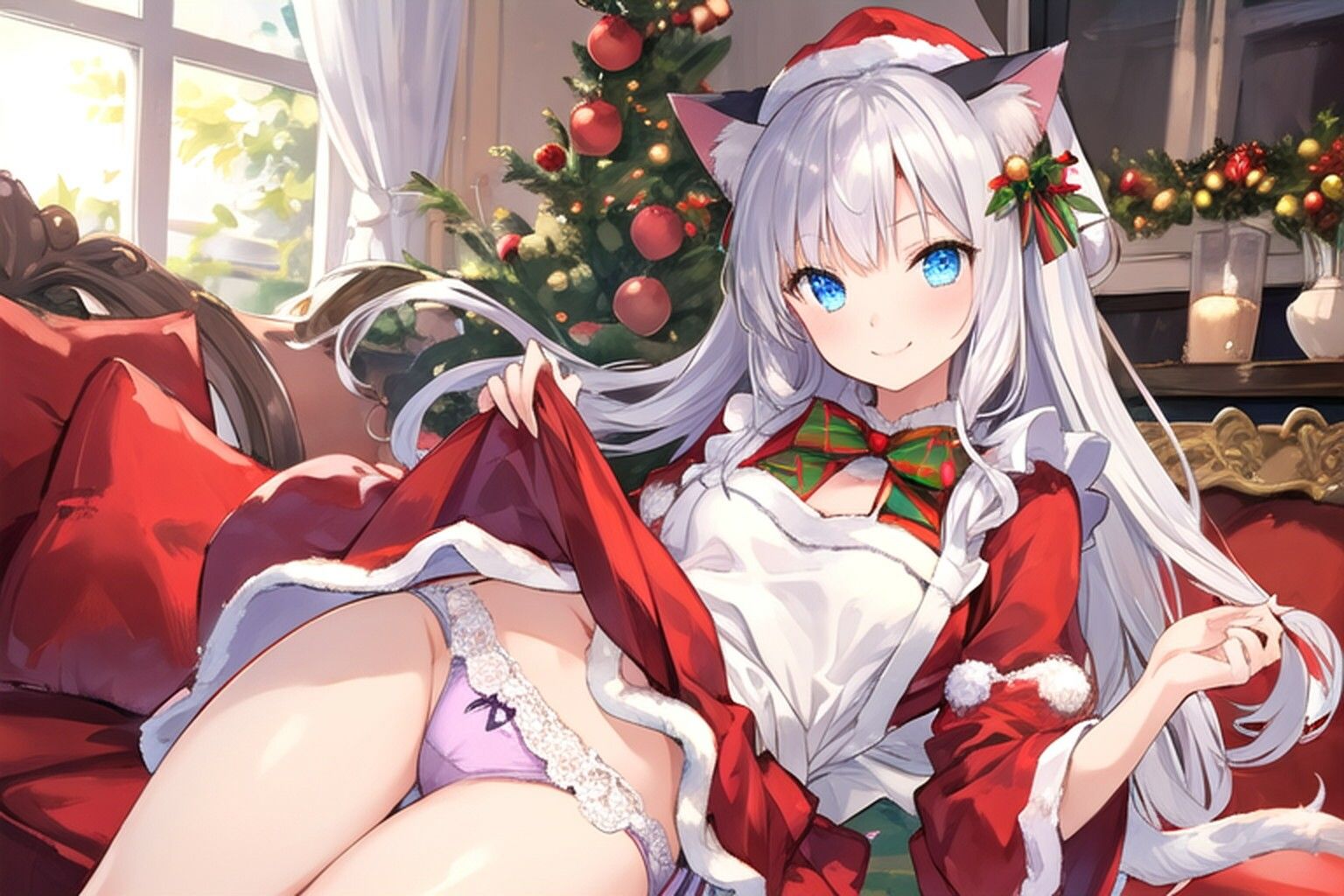 同棲ねこさんとのクリスマスゆきな編2025 サンプル1ページ目