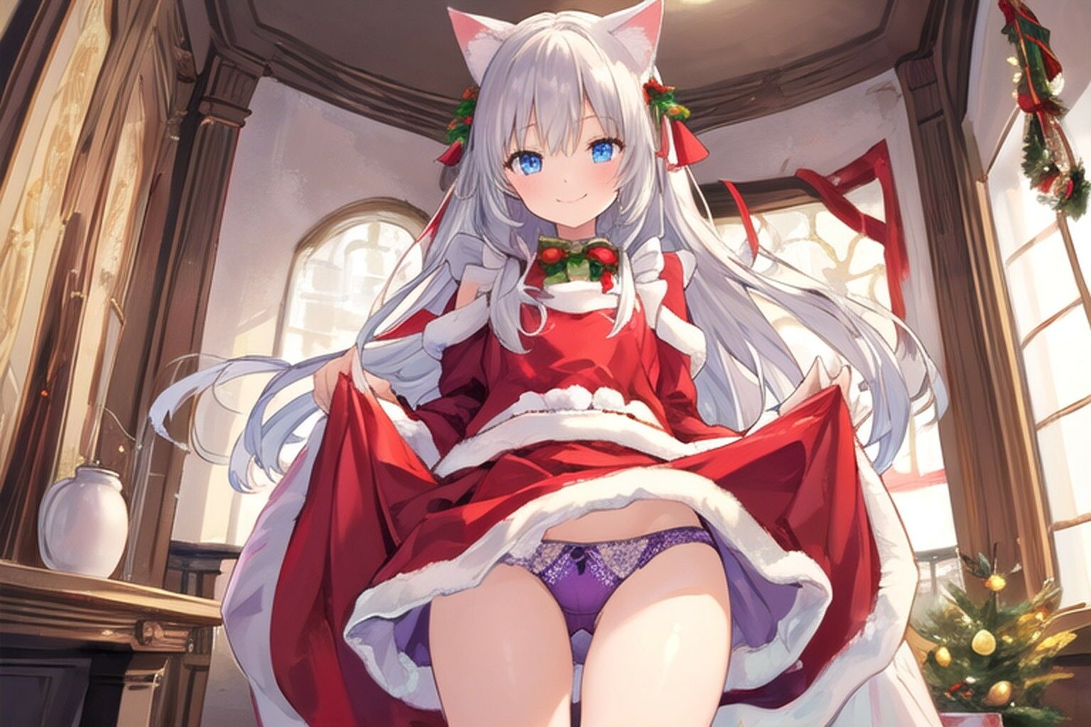 同棲ねこさんとのクリスマスゆきな編2025 サンプル3ページ目