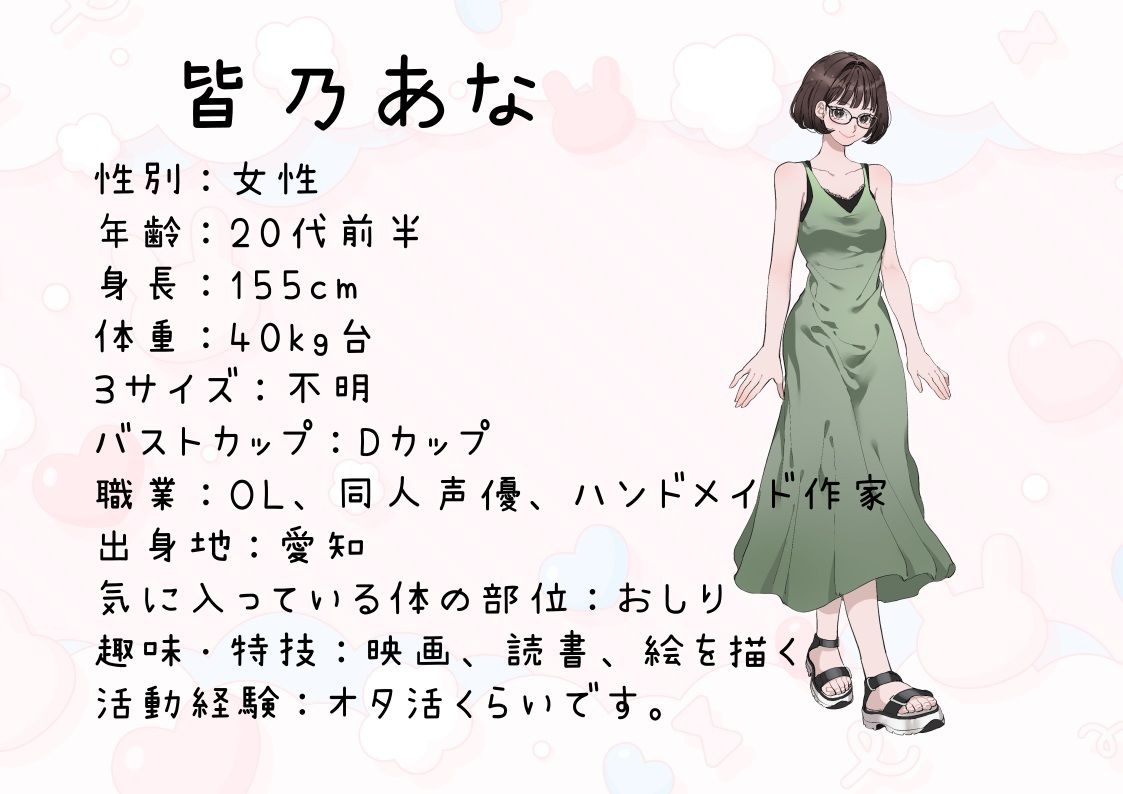 【同人声優・OL・ハンドメイド作家】わたしのオナニー事情 No.49 皆乃あな【オナニーフリートーク】 サンプル2ページ目