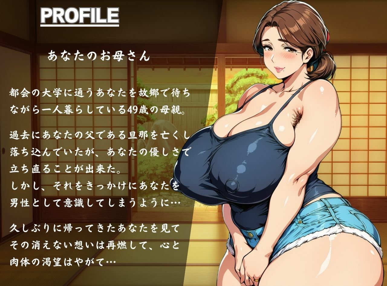 実母の胎内（かあさんのなか）にお還りなさい 〜真夜中の母子は禁断の受精交尾に耽る〜 サンプル2ページ目