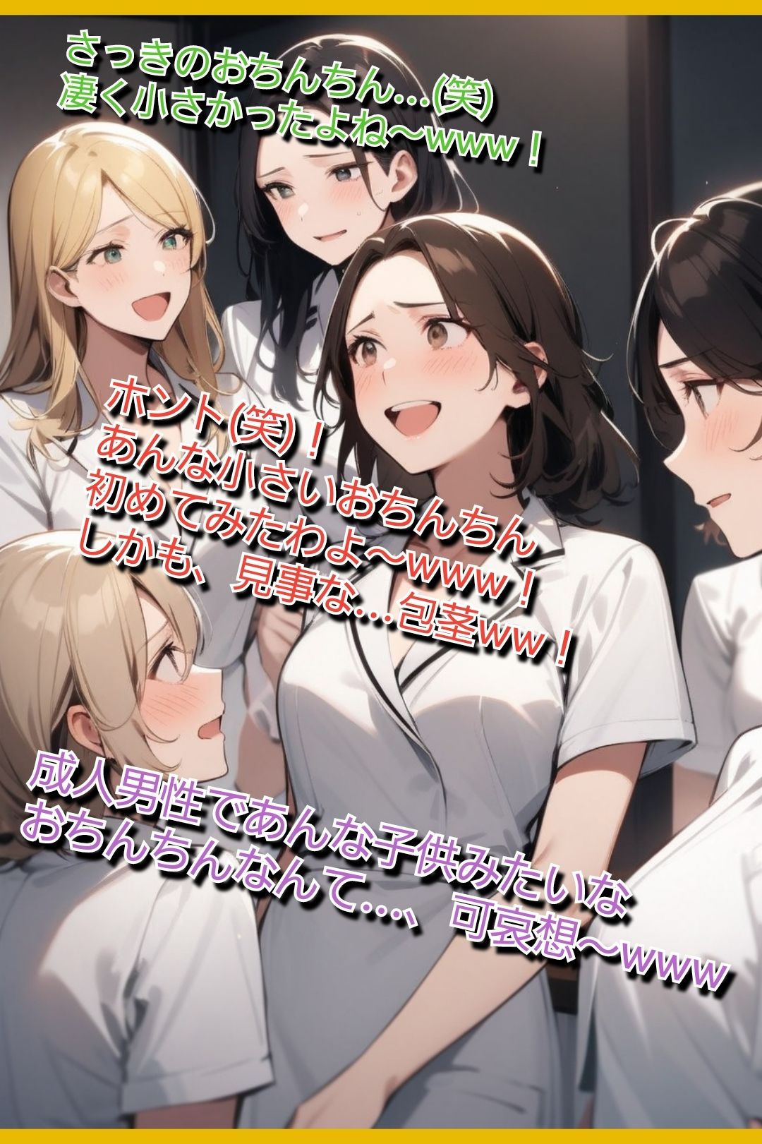 いじめっ娘倶楽部のSPHボイス エステでチンポを脱毛され嘲笑われる短小包茎くん サンプル8ページ目