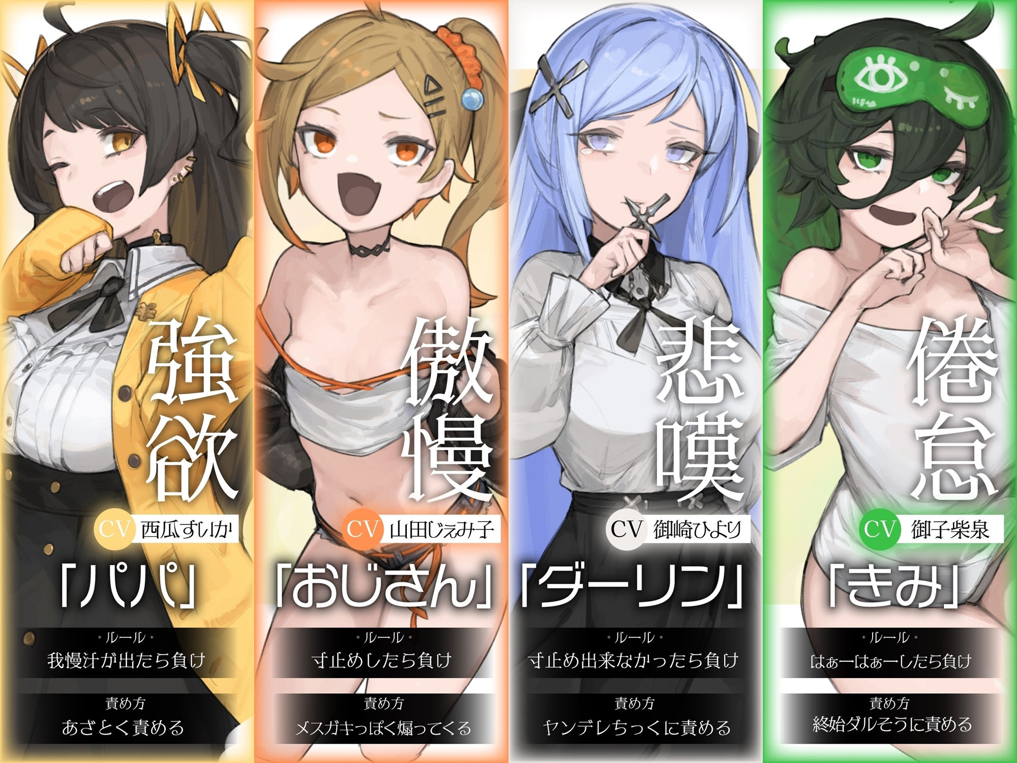 【10時間超え↑ウルトラボリューム】【マゾ向け】8つの想念-クリアできるまでループから抜け出せない？破滅覚悟のルート分岐オナサポ【KU100 高音質】 サンプル3ページ目