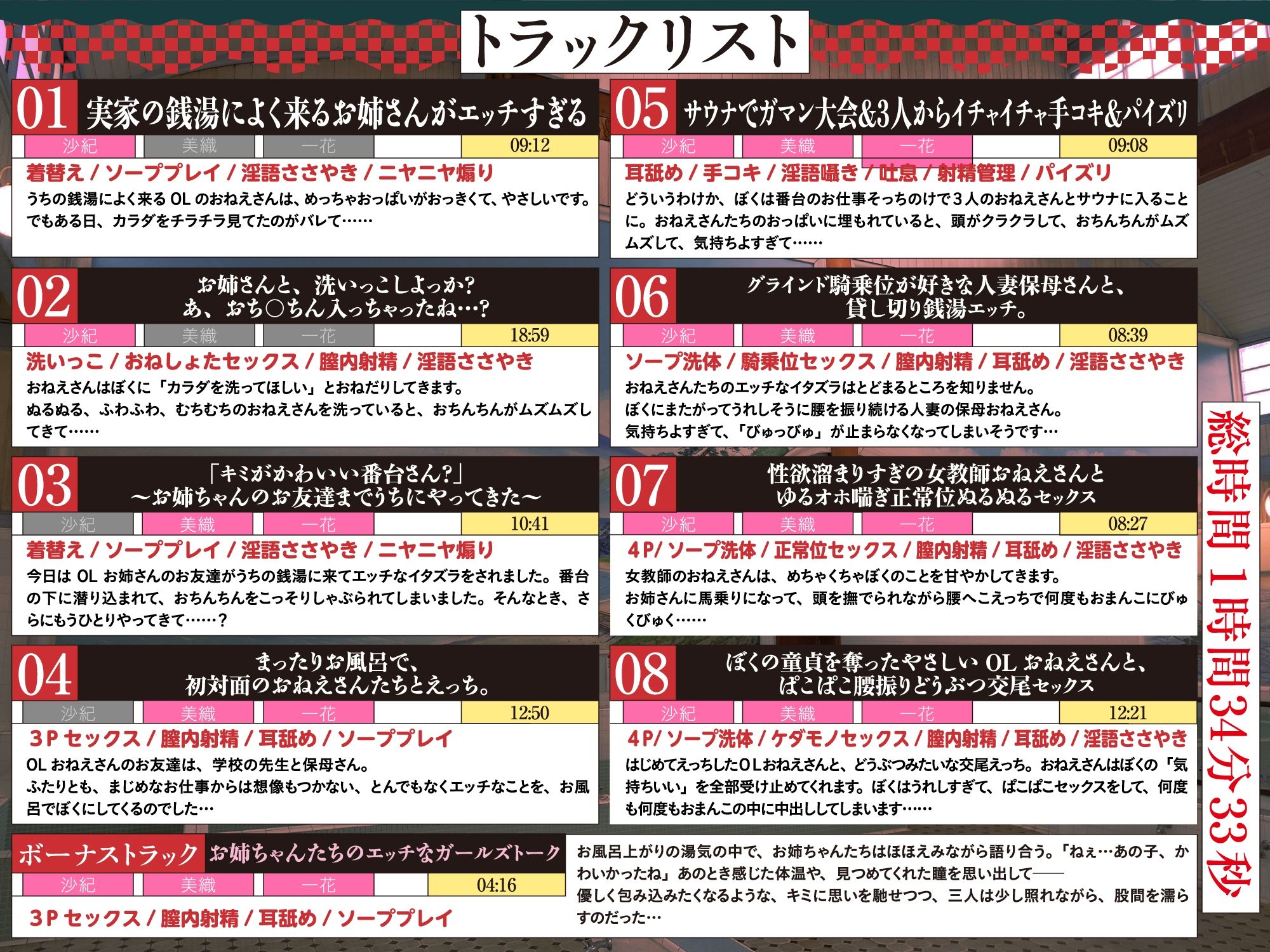 【おねしょた×銭湯ノスタルジー】あまとろの湯へようこそ。〜うちの銭湯に入り浸るアラサーお姉さんたちと甘えんぼエッチしまくるお話〜【全編あまあまヌルヌル】 サンプル8ページ目