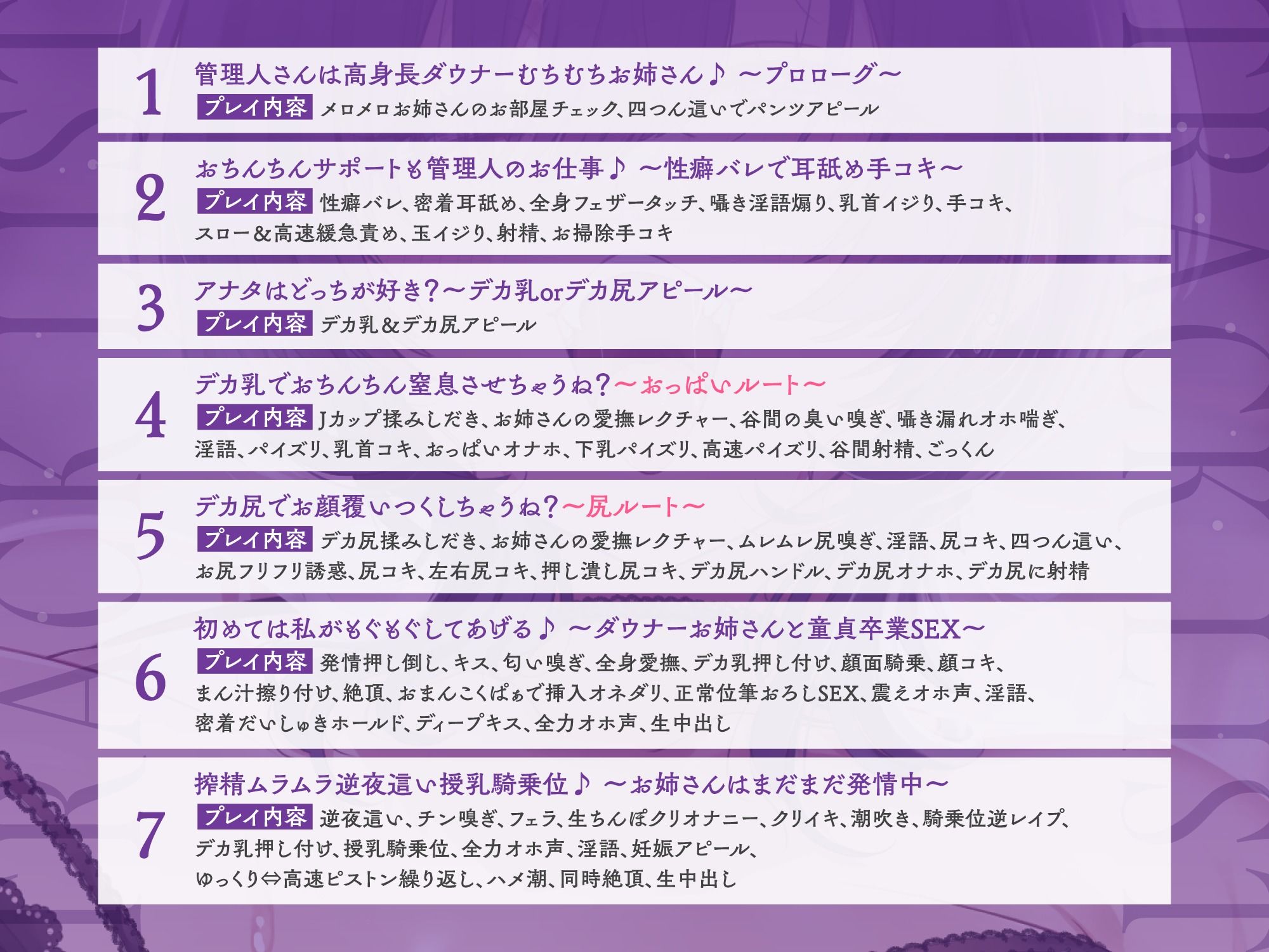【超密着＆耳舐め求愛】お隣さんのむちむちダウナーお姉さんの溺愛が止まらない♪「デカ乳とデカ尻…どっちが好き？」性癖バレ×童貞喪失【ルート分岐有り】 サンプル4ページ目