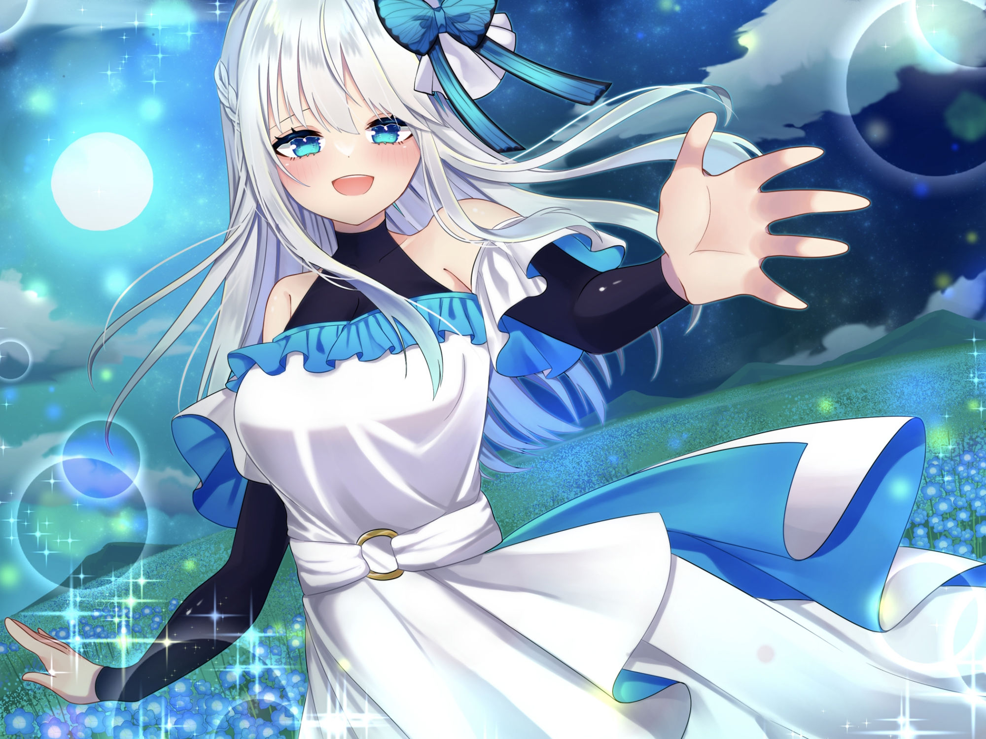 【昆虫擬人化/第2弾】いんせくと・らぶ -恩返しがしたいモルフォ蝶のお姉さん編-【甘々/恩返しエッチ】 サンプル3ページ目
