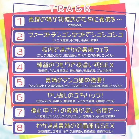 「セックスの練習付き合って！」？初彼氏の出来た義理の姉にえっちの練習台にさせられた。 サンプル4ページ目