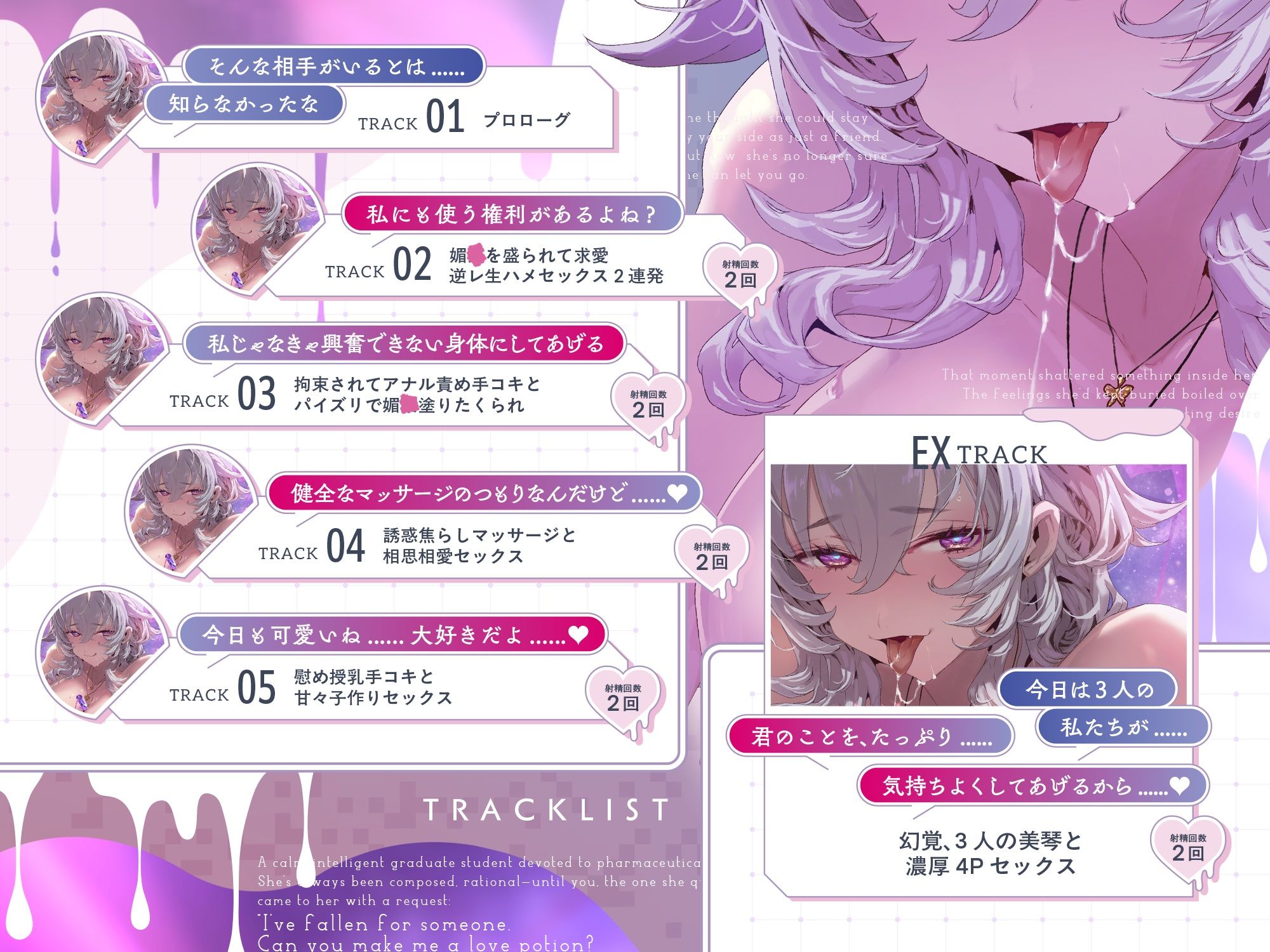 【あまあま×逆レ】溺愛研究者 あなたのことが大好きすぎるダウナーお姉さんに媚◯を盛られて…… サンプル2ページ目