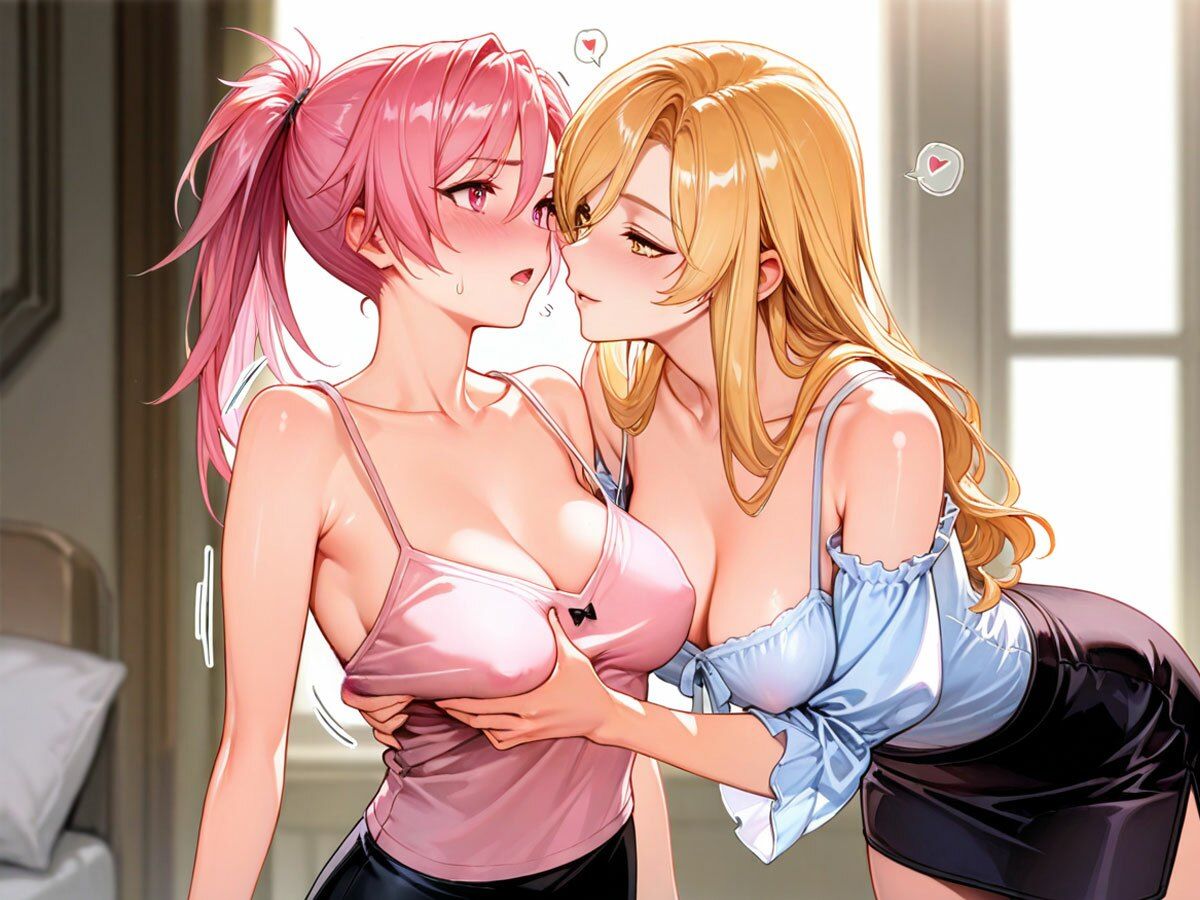 【NTR】童貞の俺に初めてできた彼女を双子の姉に寝取られた件【百合】 サンプル4ページ目