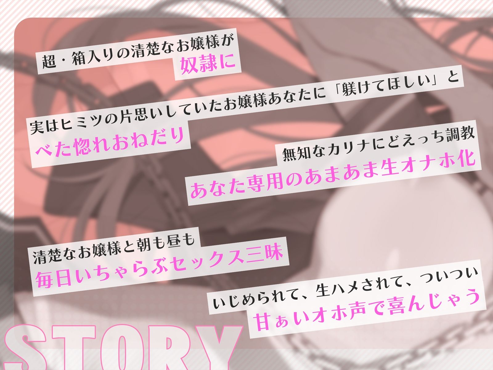 【甘オホ】清楚なお嬢様が奴●になったので買ってみた。〜毎日いちゃらぶおまんこ交尾で甘オホが止まらない〜 サンプル3ページ目