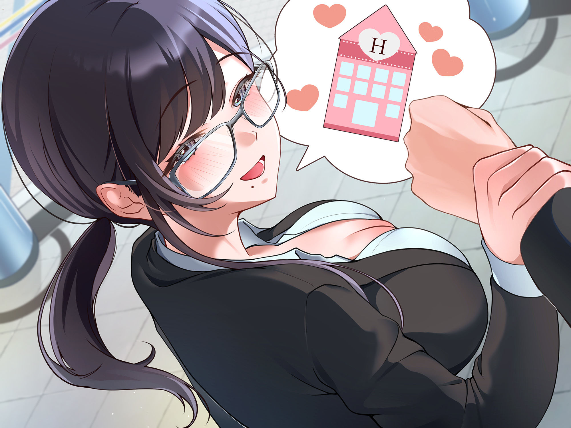 変態ＯＬが痴●のおっさんを連れ出しラブホセックス サンプル1ページ目