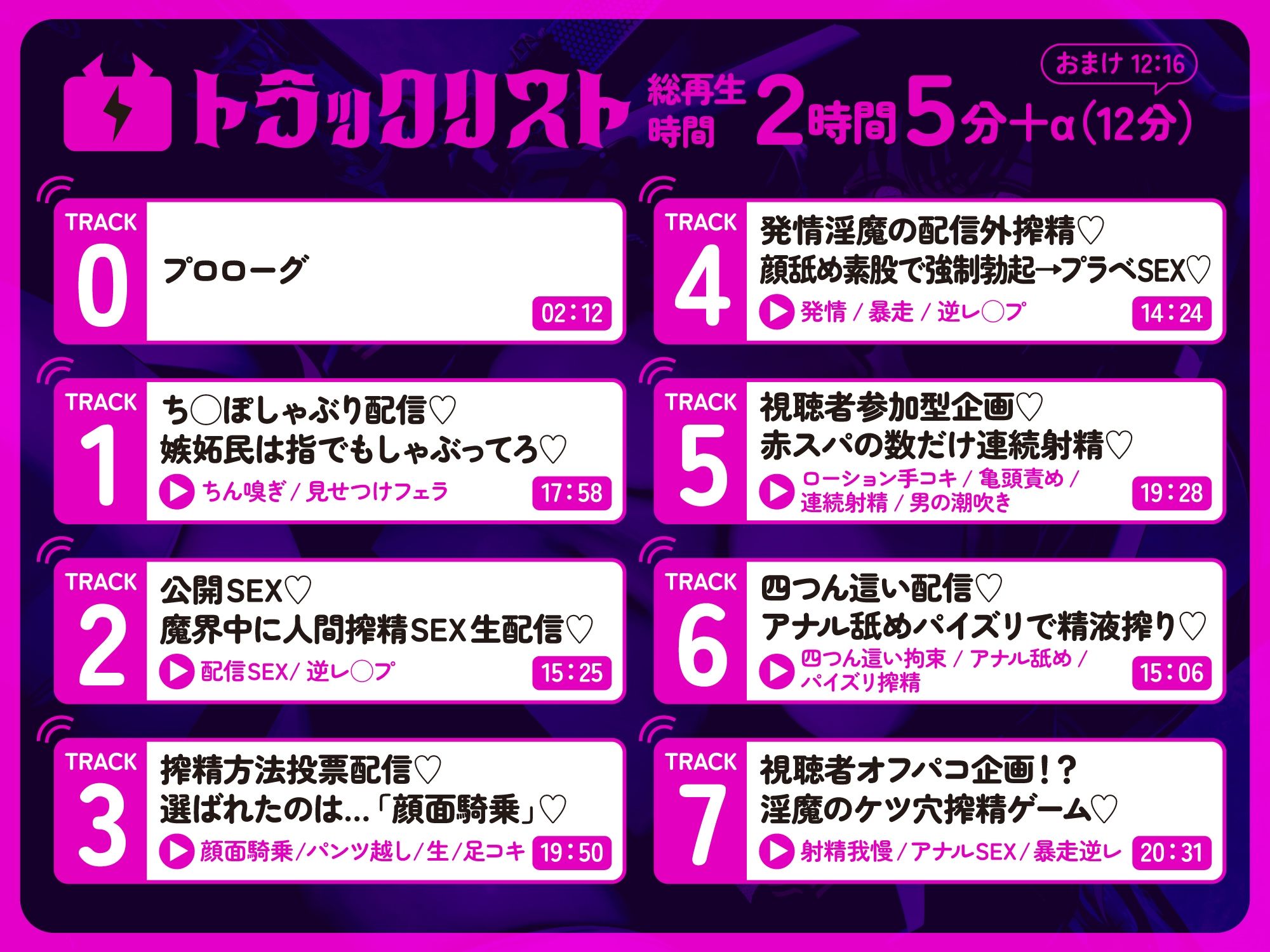 【逆レ】【オナサポトラック付き】淫魔chサキュバスチャンネル〜公開配信搾精〜 サンプル9ページ目