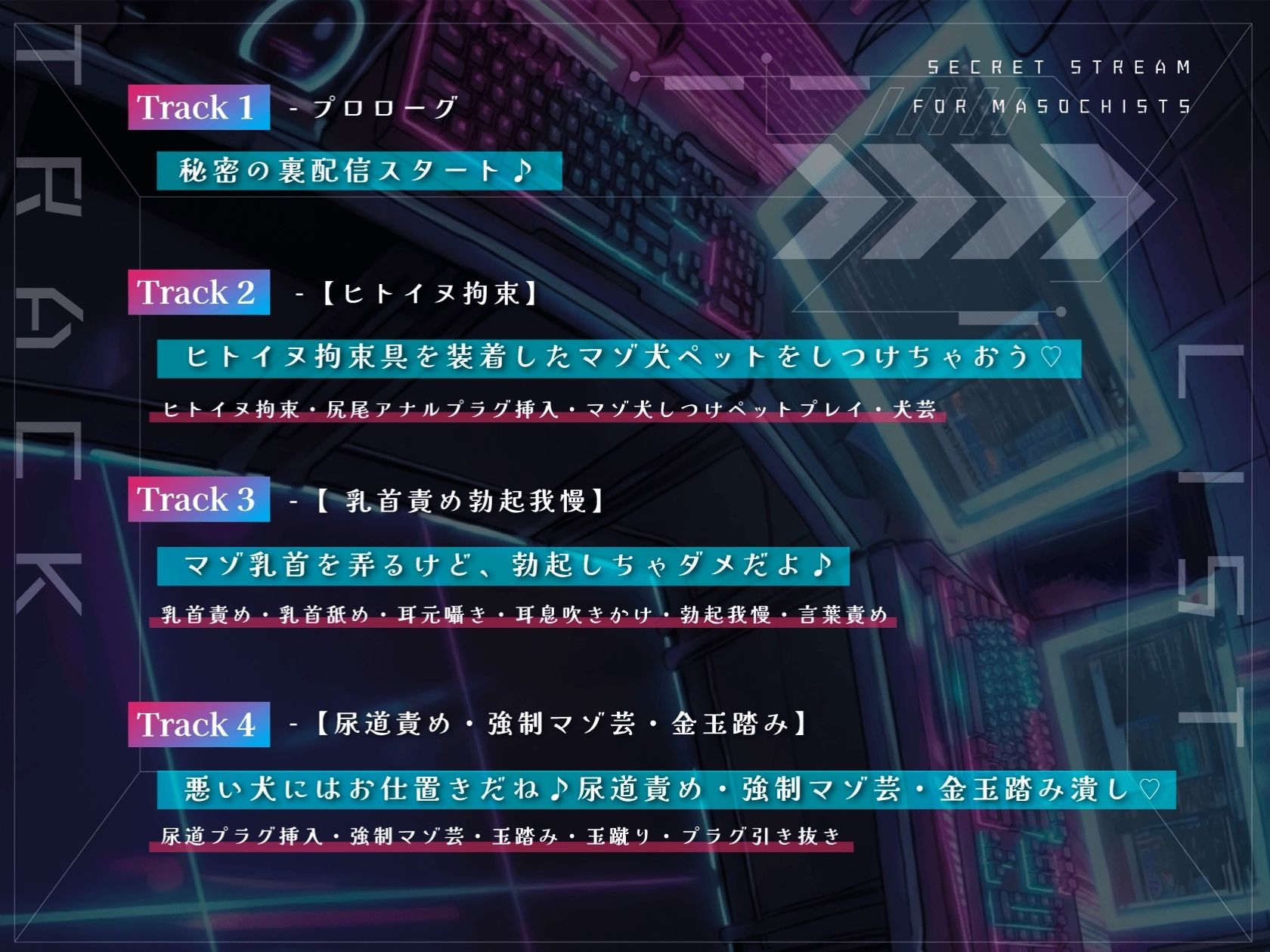 【ドM向け】裏配信 〜配信者のマゾ犬ペットになって調教ライブ配信〜 サンプル3ページ目