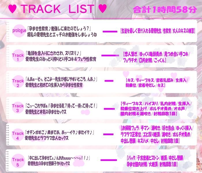 孕ませ性教育〜保健室で低音ダウナーKカップ愛理先生の密着ラブラブ孕ませ授業〜 サンプル5ページ目