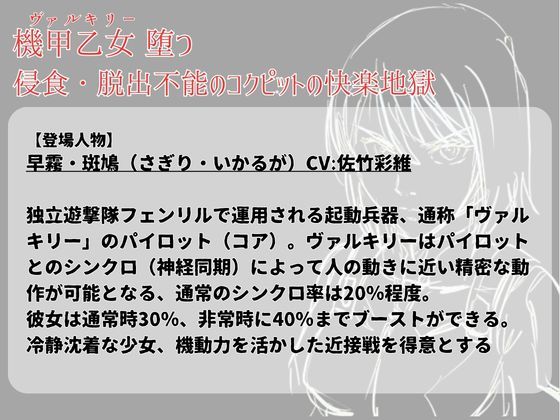 機甲乙女（ヴァルキリー）堕つ 侵食・脱出不能の コクピットの快楽地獄【購入特典:短編小説付き】 サンプル2ページ目