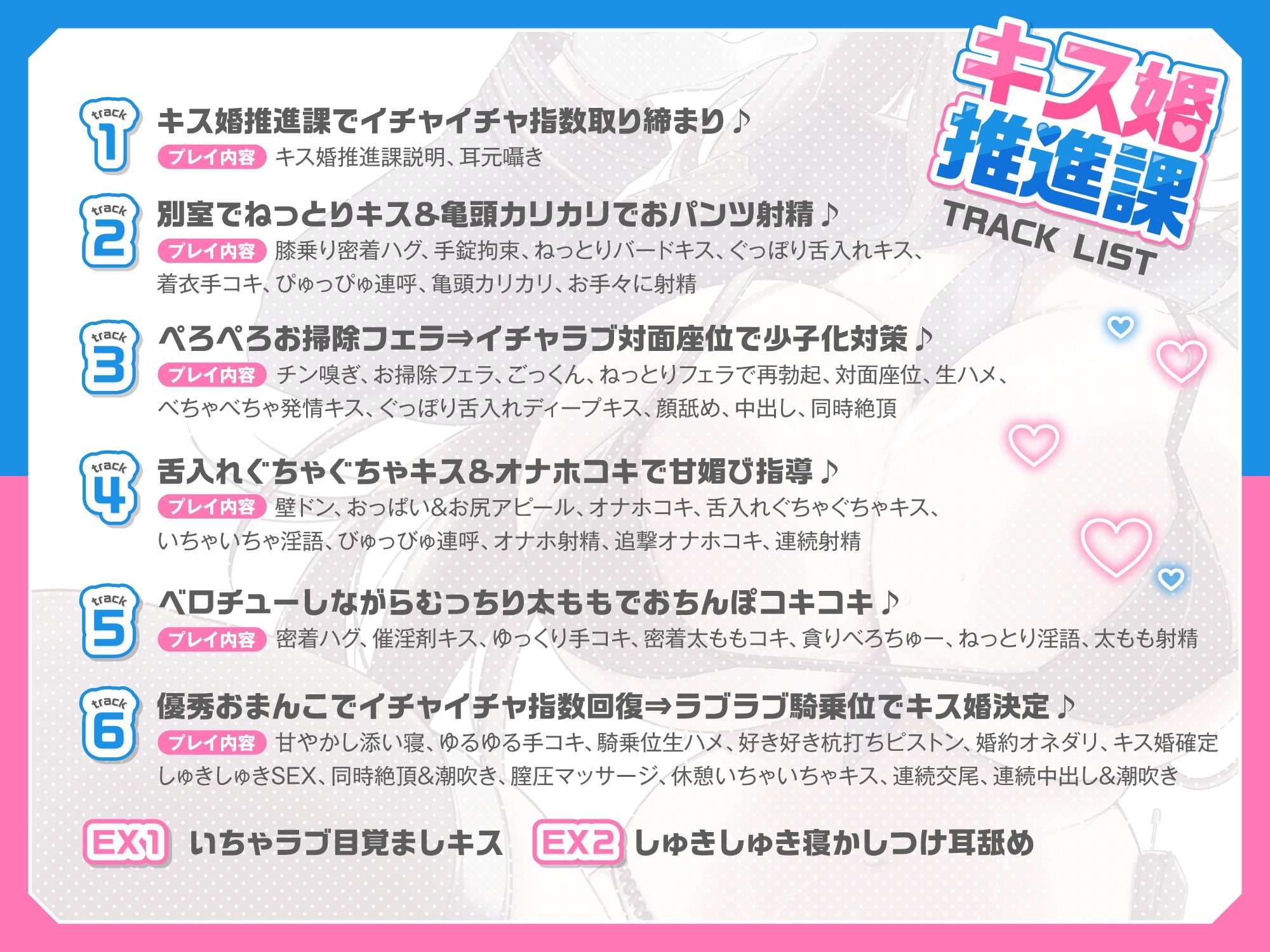 【甘媚びべろちゅ〜しまくり♪】 いちゃいちゃ密着キスで少子化対策！キス婚推進課〜ドスケベお姉さんポリスの甘媚び搾精指導「私とお口でセックスしましょうね…♪」 サンプル4ページ目