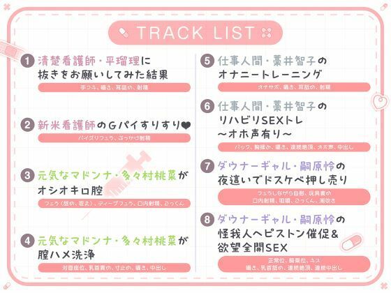 総勢4名！白衣美女と朝昼晩えっち入院生活 サンプル7ページ目