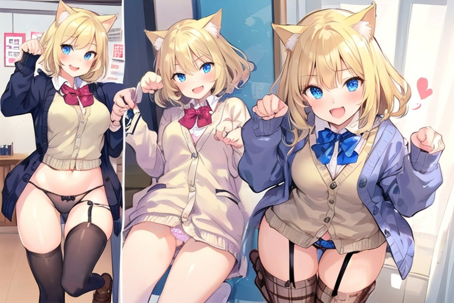 オタクに優しいギャルに教室で手コキで搾精されて…… サンプル1ページ目