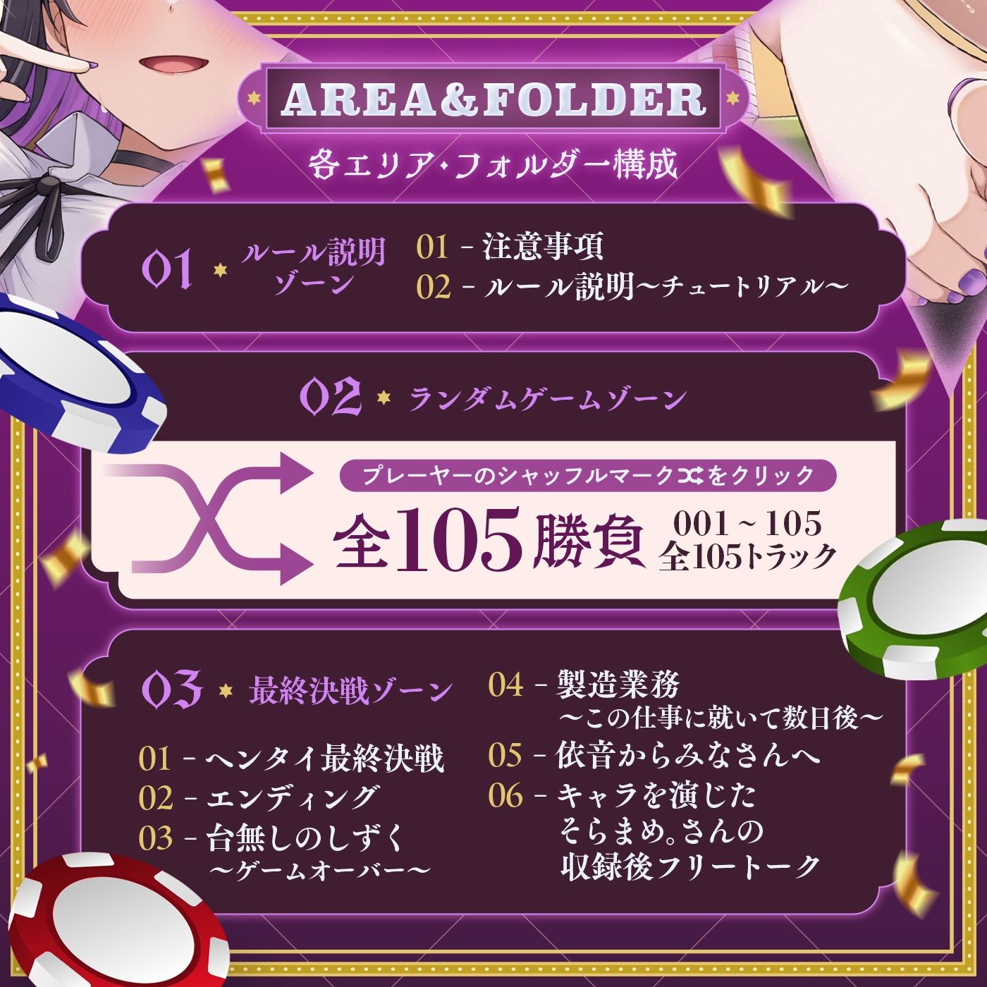 【ランダム】左右博打で運試しオナニー倍々ゲーム「7ステイフィールド」〜ランダム再生による左右選択式ギャンブルでアイテムを増やす射精我慢ゲーム〜 サンプル6ページ目
