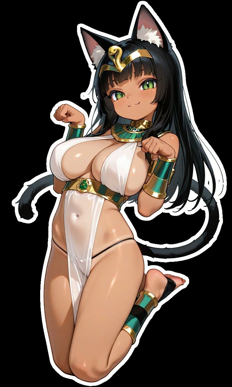 褐色エジプト猫耳爆乳〇リとの日常〜捨て猫から始まる幸せでドスケベな暮らし〜【ファンタジー/けもみみ/人外】 サンプル6ページ目