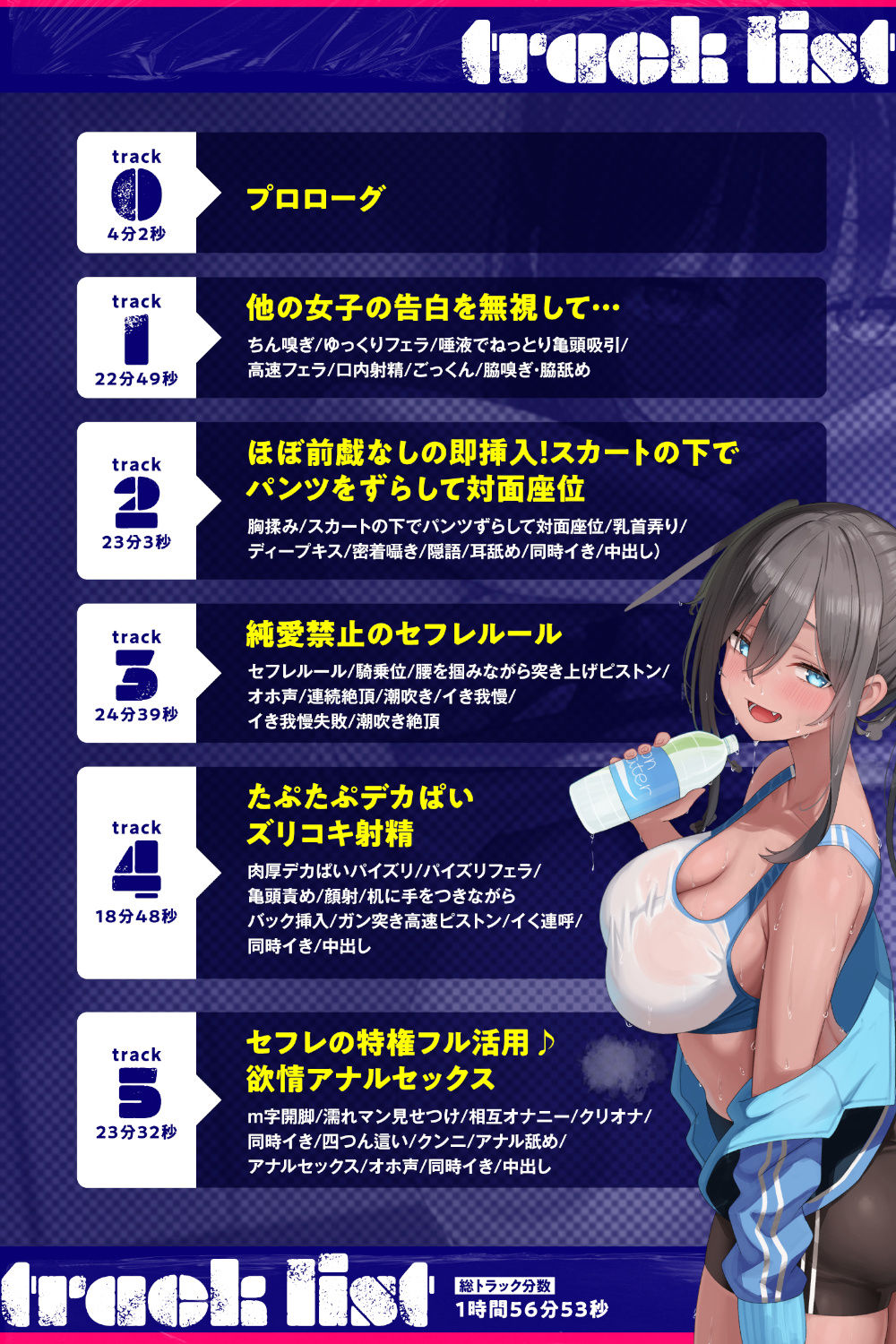 陸上部のサバサバ女子と純愛厳禁のセフレになったら サンプル3ページ目