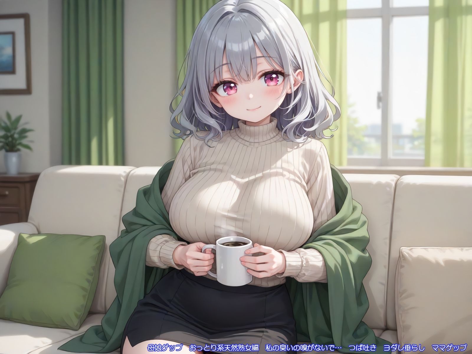 母娘ゲップ  おっとり系天然熟女編  私の臭いの嗅がないで…  つば吐き  ヨダレ垂らし  ママゲップ サンプル1ページ目