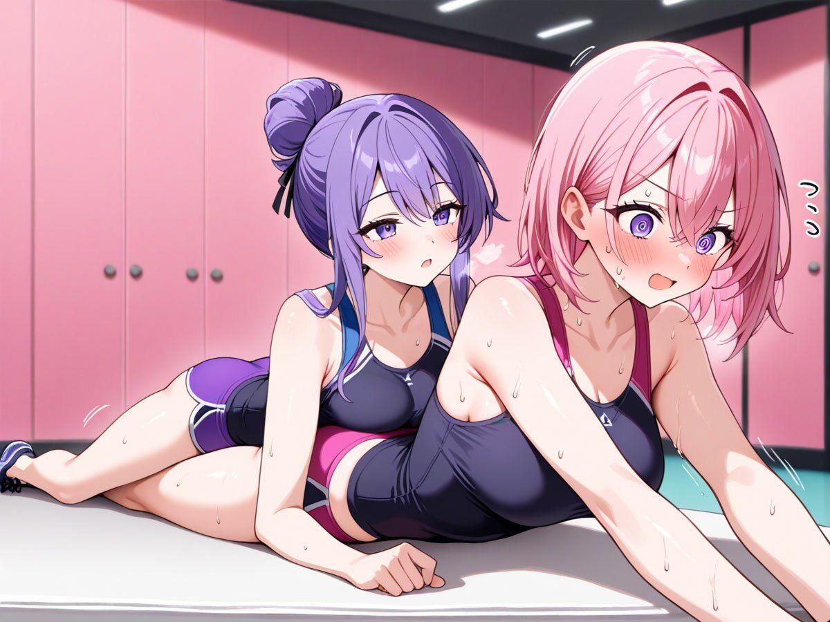 【NTR 百合】巨乳ヨガインストラクターに新妻を寝取られ調教された件 サンプル4ページ目