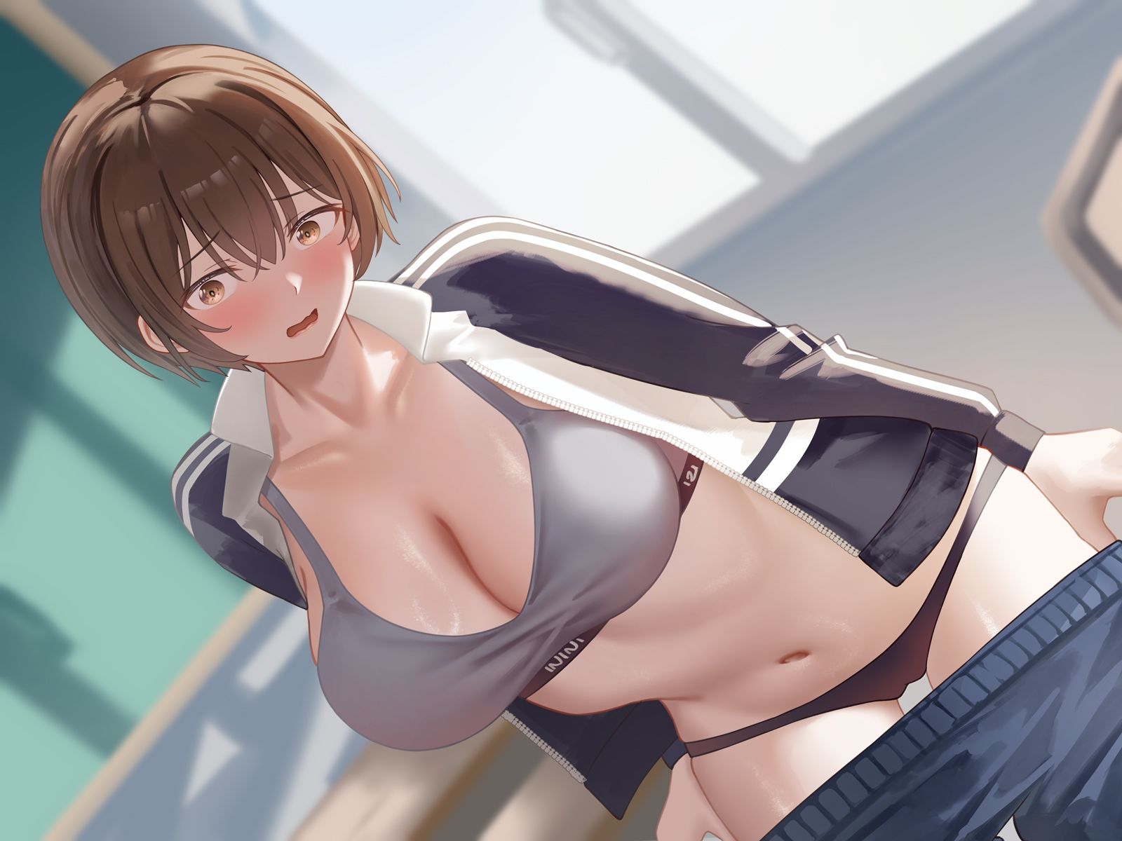 【処女×ごっくん】甘サドボーイッシュJKと強引なラブラブ中出し初えっち「苛めたくなっちゃう（はーと）」 サンプル4ページ目