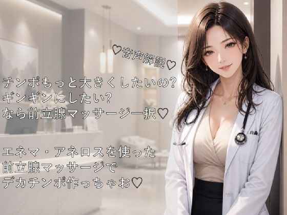 音声解説  チンポもっと大きくしたい？ギンギンにしたい？なら前立腺マッサージ一択  エネマ・アネロスを使った前立腺マッサージでED改善・デカチンポ作っちゃお