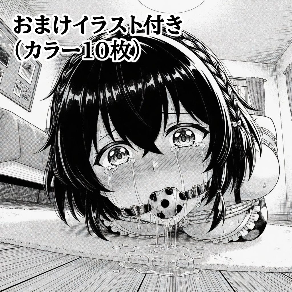 捕らわれたお嬢様とメイド〜縄とバイブと巨大おちんちん猿轡〜 サンプル1ページ目