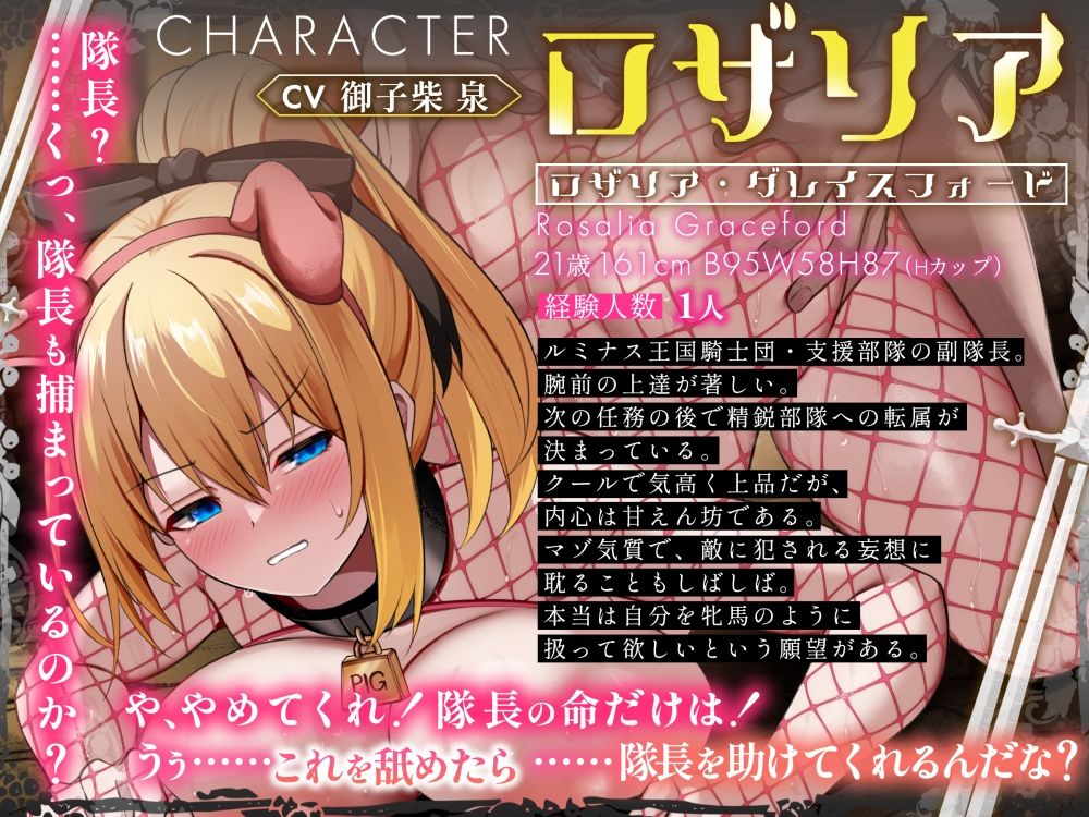 【ドスケベメスブタ】精鋭女騎士はチンカス汚チンポなどに屈しない！【NTR】 サンプル1ページ目