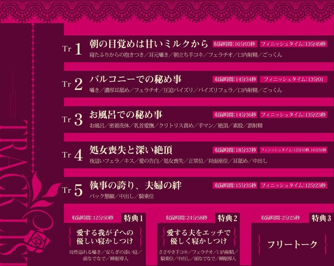 【男性受け】小悪魔お嬢様は中年執事で遊びたい〜いずれ夫婦になる二人のエッチな恋物語〜【約2時間/バイノーラル】 サンプル3ページ目