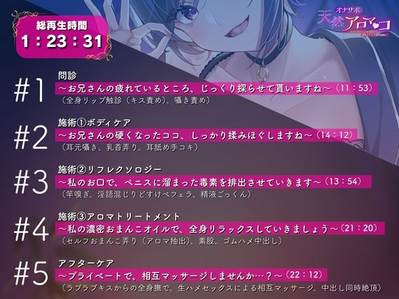 【濃厚キス問診・乳首責めマッサージ】オナサポ天然アロマ〇コ〜クールなセラピストの淫語ささやき濃厚施術〜 サンプル4ページ目