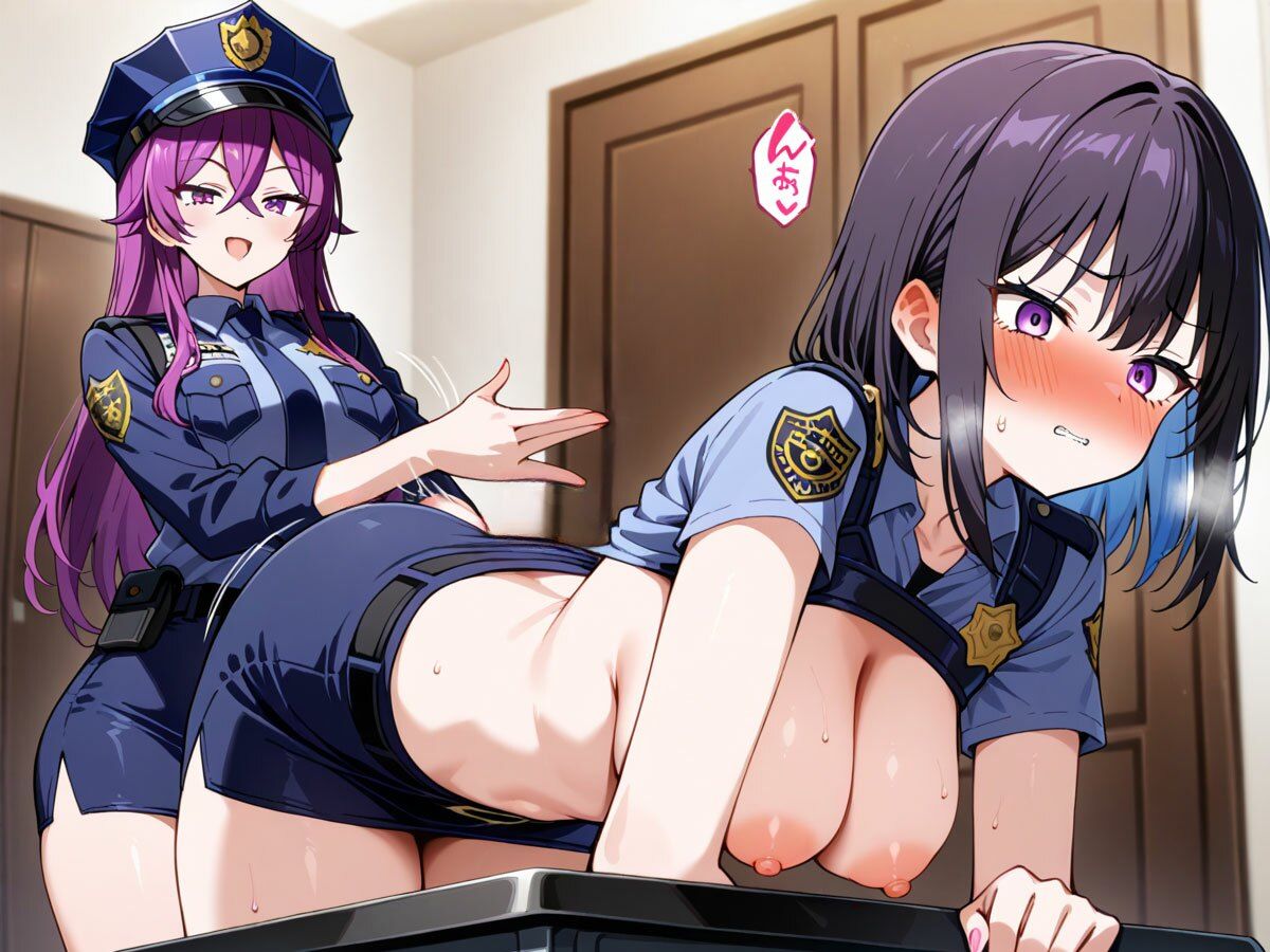 【NTR 百合】エロすぎる警察学校の巨乳鬼教官に寝取られた同期の彼女 サンプル3ページ目