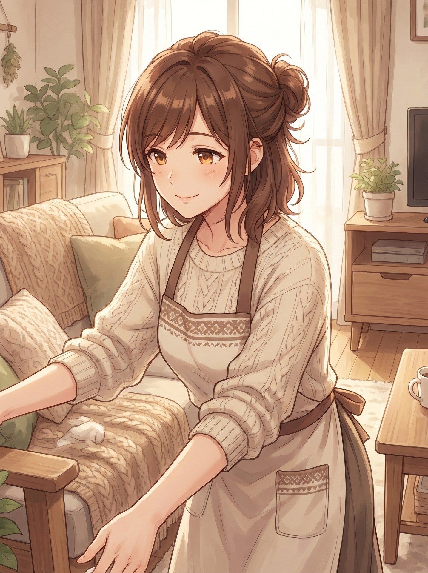 【母性/添い寝/KU100】家政婦さんの、まるごと包む甘やか添い寝ケア〜よしよし、いいこ。よくがんばったね〜 サンプル2ページ目