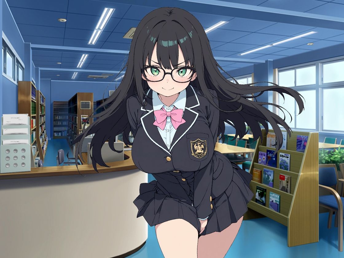 ダンジョン最深部女王に負けてVR最強勇者は図書室でケツ穴ペットになる！ダウナー美少女図書委員にマゾメス堕ち サンプル5ページ目